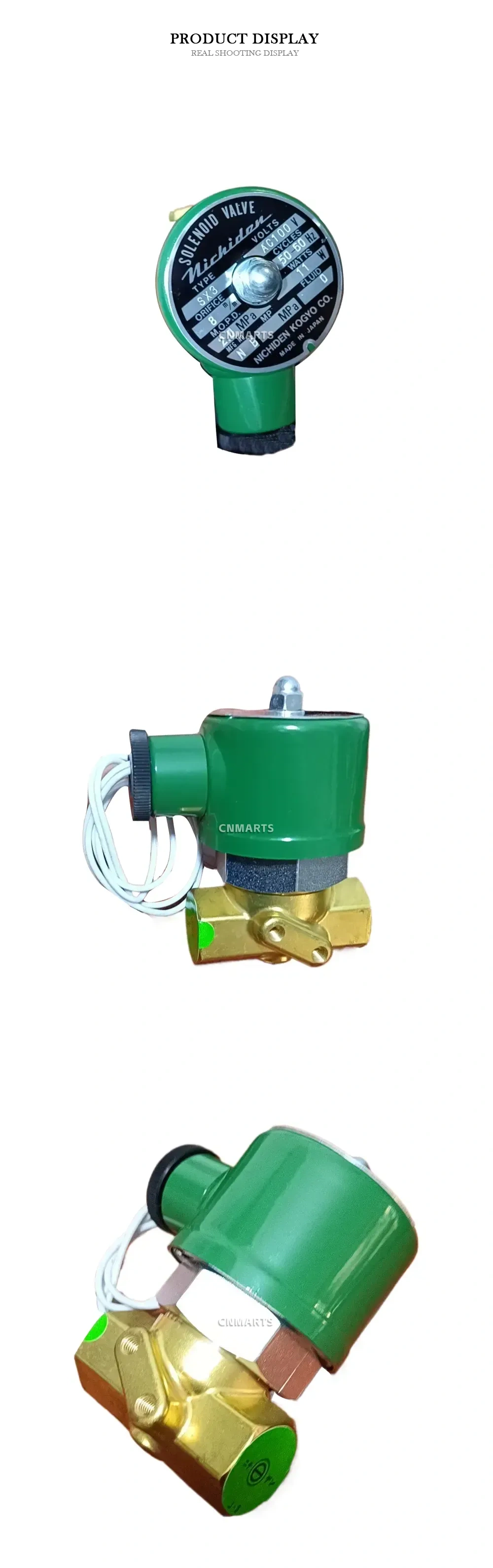 Nichiden SX3 Solenoid Valve Description