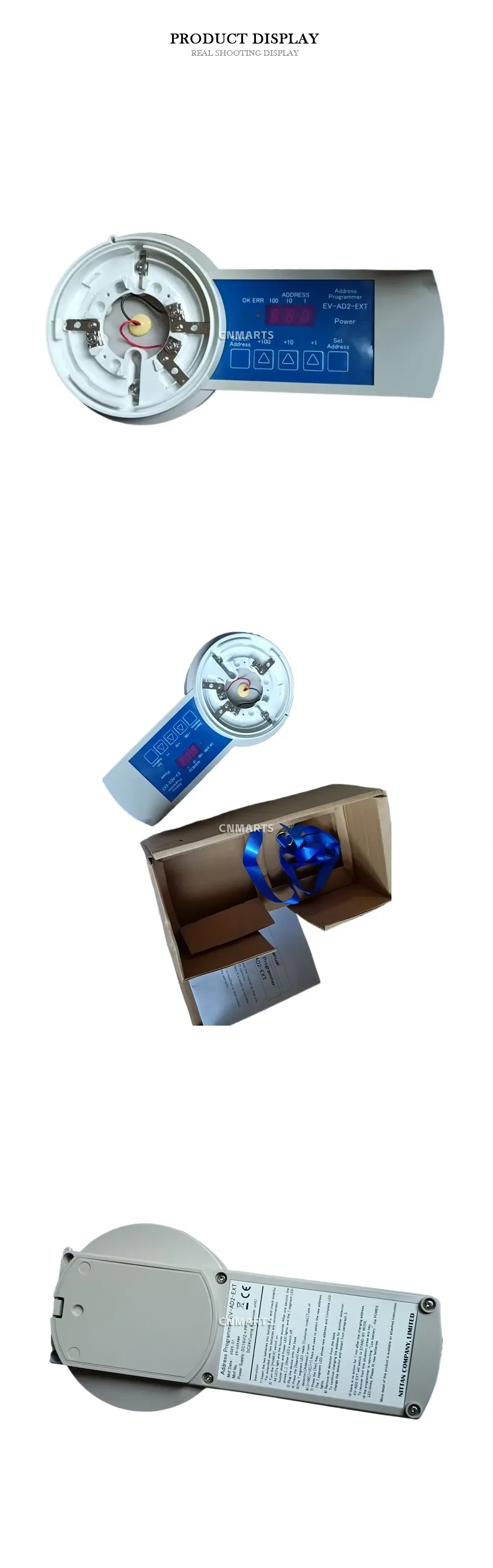 Nittan EV-AD2-EXT Address Programmer Description