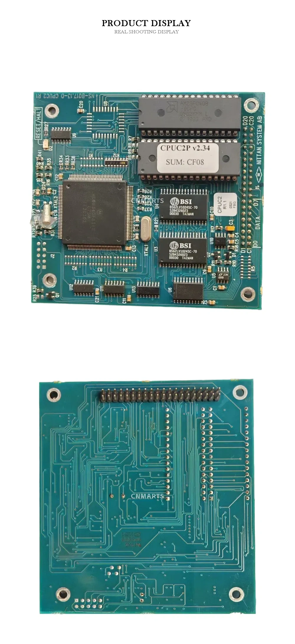 Nittan System CPUC2P v2.34 CPU Circuit Board Description