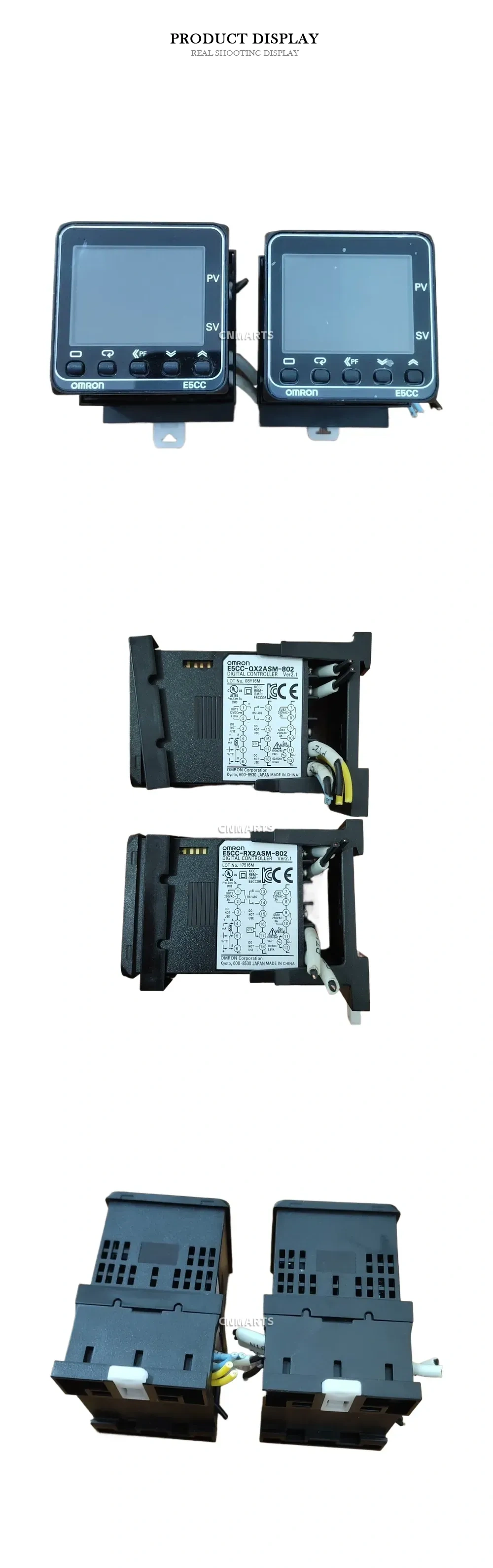 OMRON E5CC-QX2ASM-802 / E5CC-RX2ASM-802 Digital Temperature Controller Description