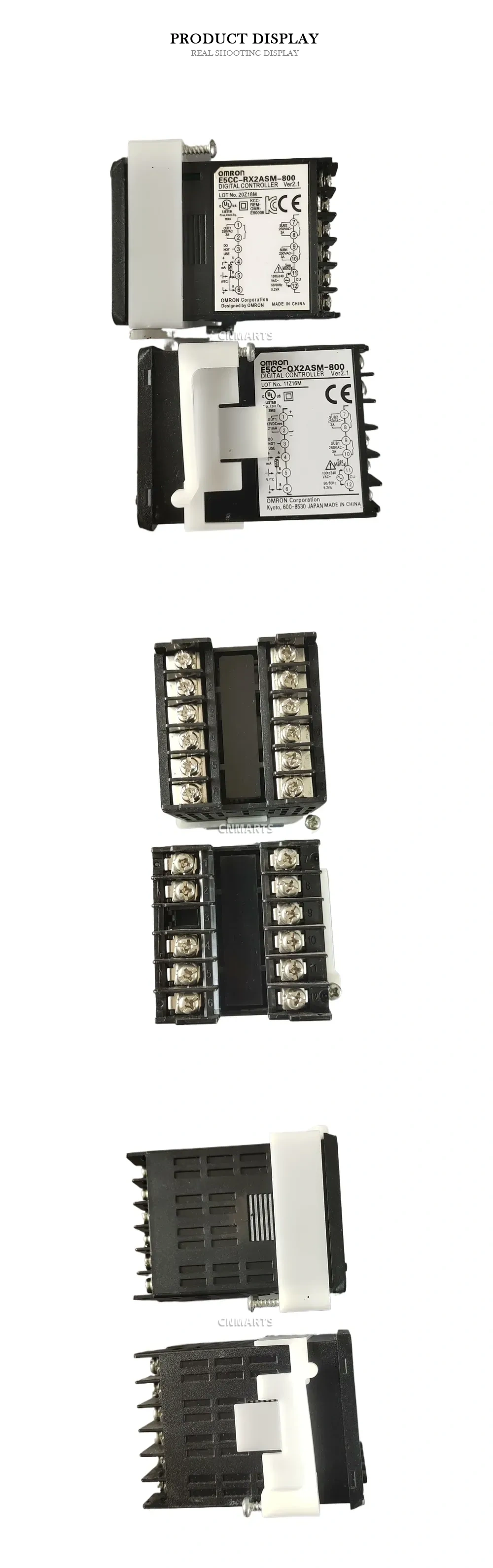 OMRON E5CC-RX2ASM-800 / E5CC-QX2ASM-800 Digital Temperature Controller Description