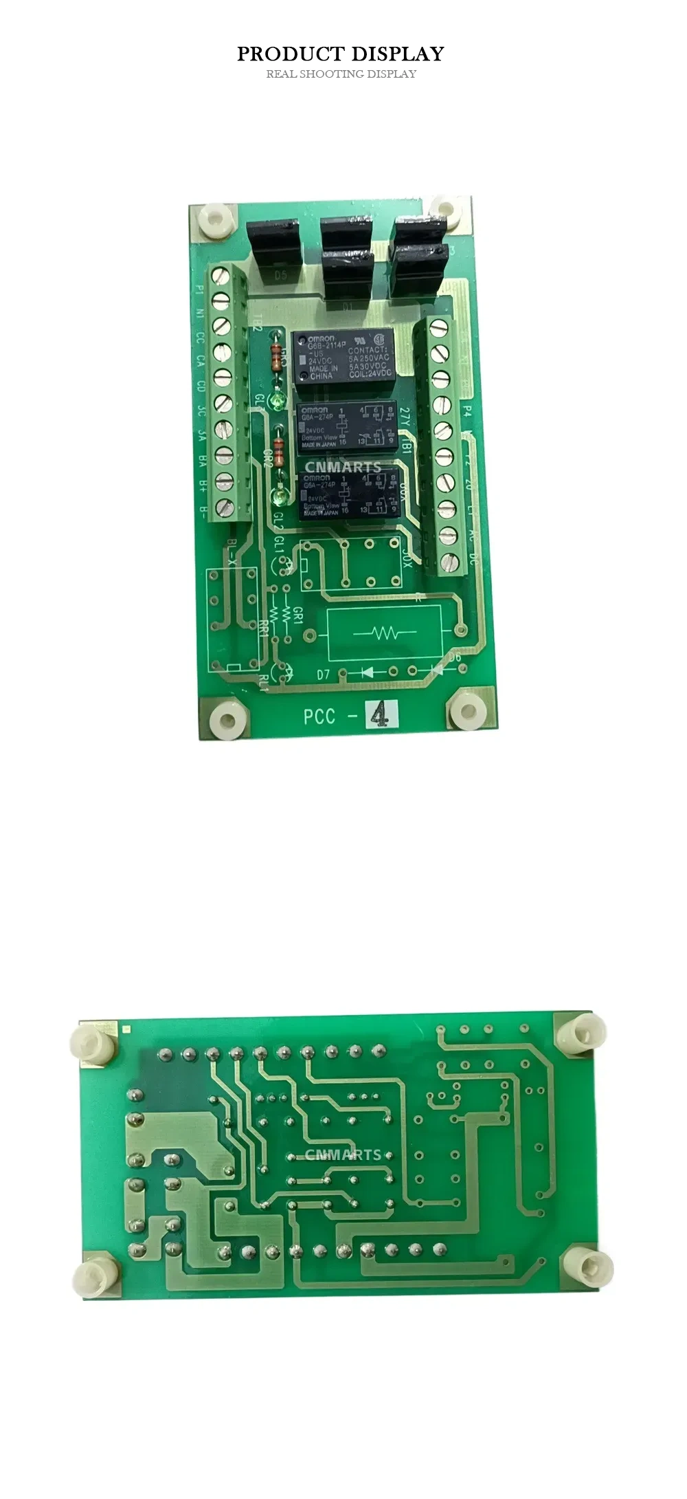 PCC-4 PCB Relay Control Board Description