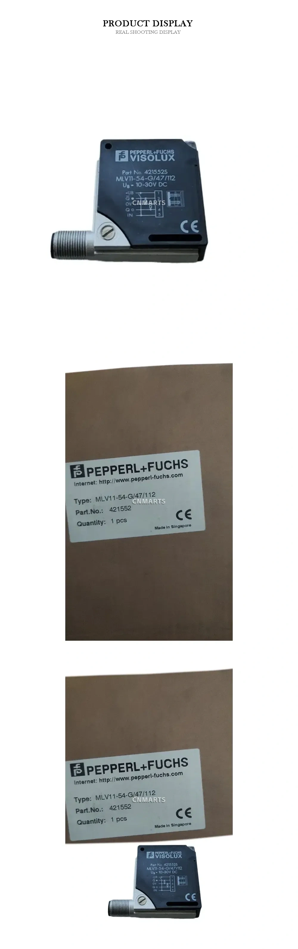 PEPPERL+FUCHS MLV11-54-G/47/112 Photoelectric Sensor Description
