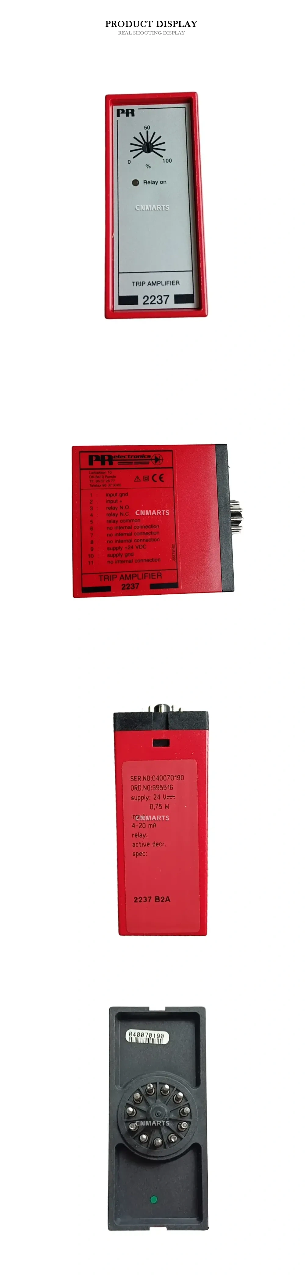 PR electronics 2237 B2A Trip Amplifier Description