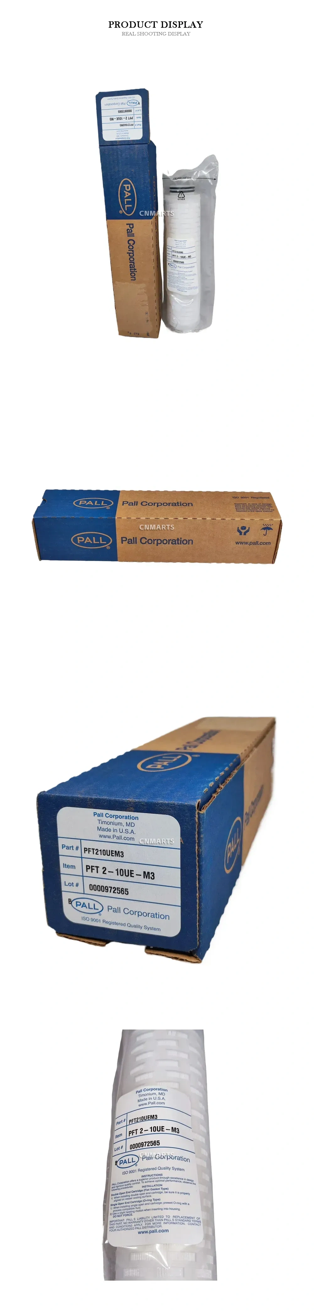 Pall PFT210UEM3 Filter Cartridge Description