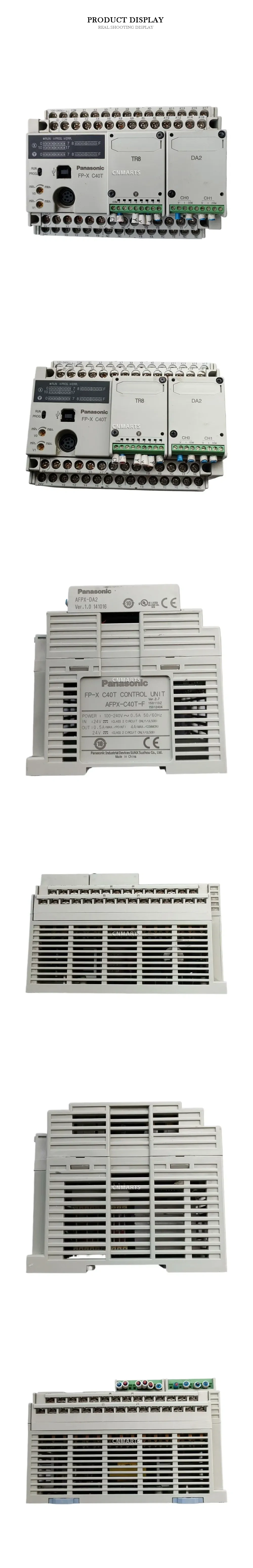 Panasonic AFPX-C40T-F PLC Control Unit with Expansion Modules Description