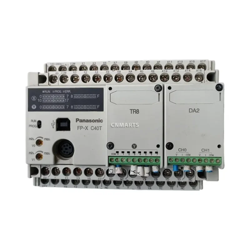 Panasonic AFPX-C40T-F PLC Control Unit with Expansion Modules