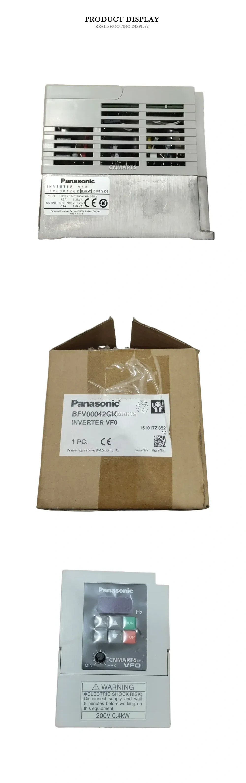 Panasonic BFV00042GK AC Inverter Description