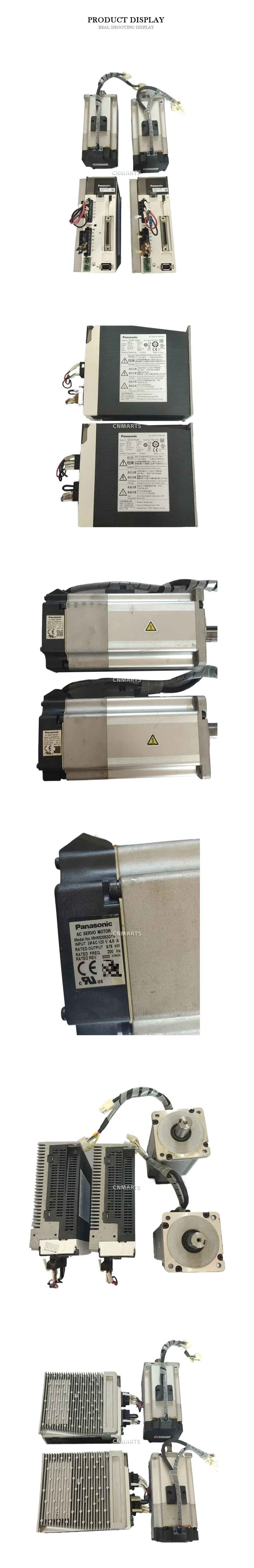 Panasonic MCCKT3520E / MHMD082G1V AC Servo Driver and Motor Set Description