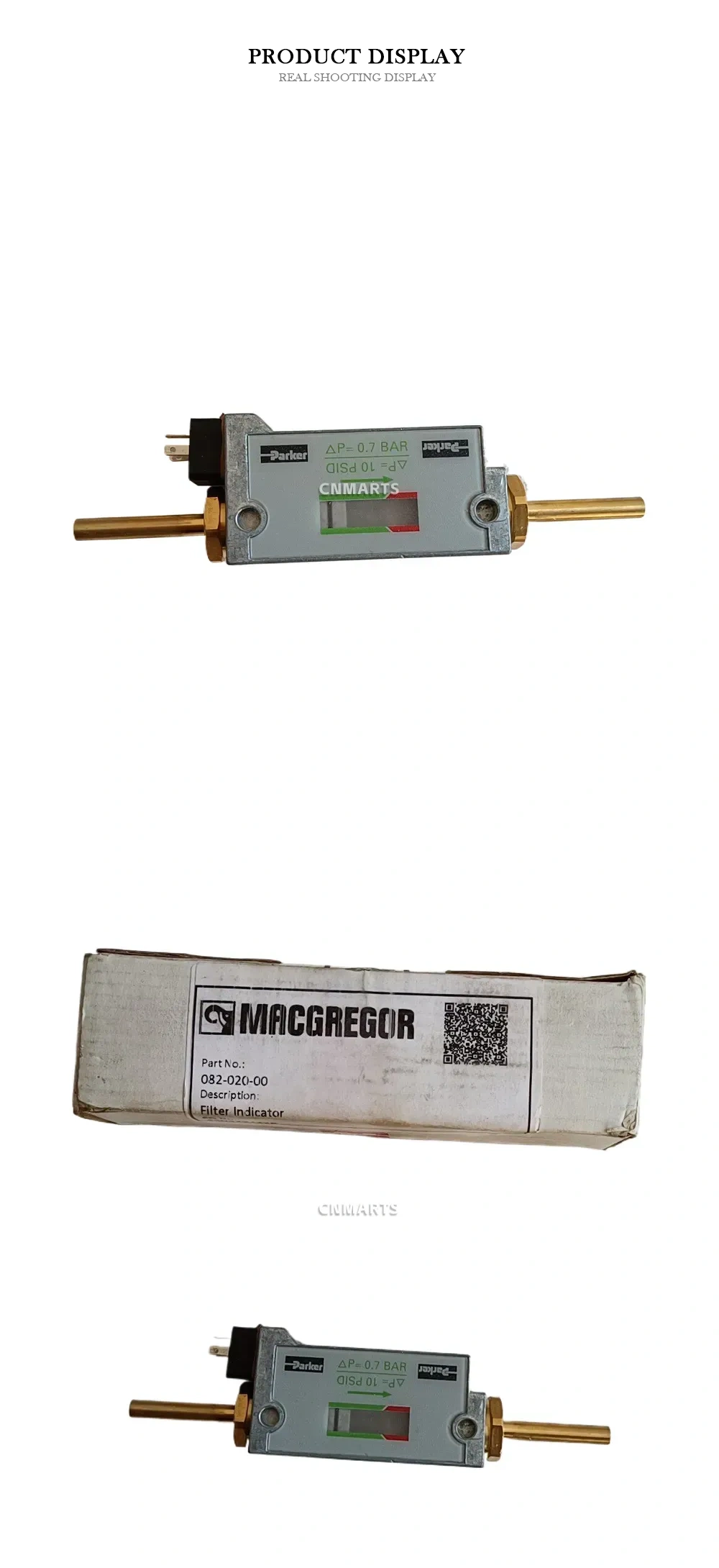 Parker 082-020-00 Filter Indicator Description