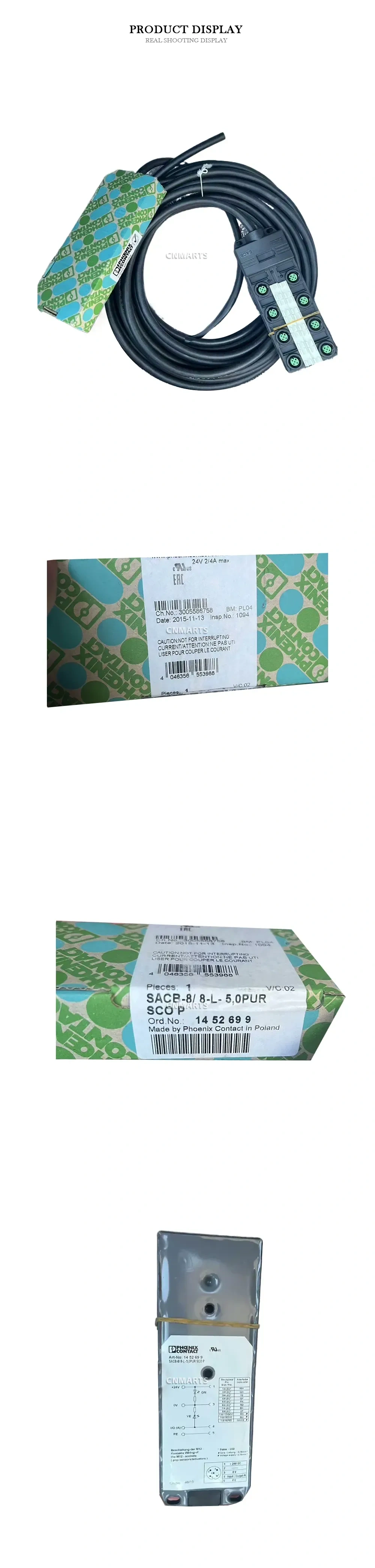 Phoenix Contact SACB-8/ 8-L- 5,0PUR SCO P Sensor/Actuator Box Description