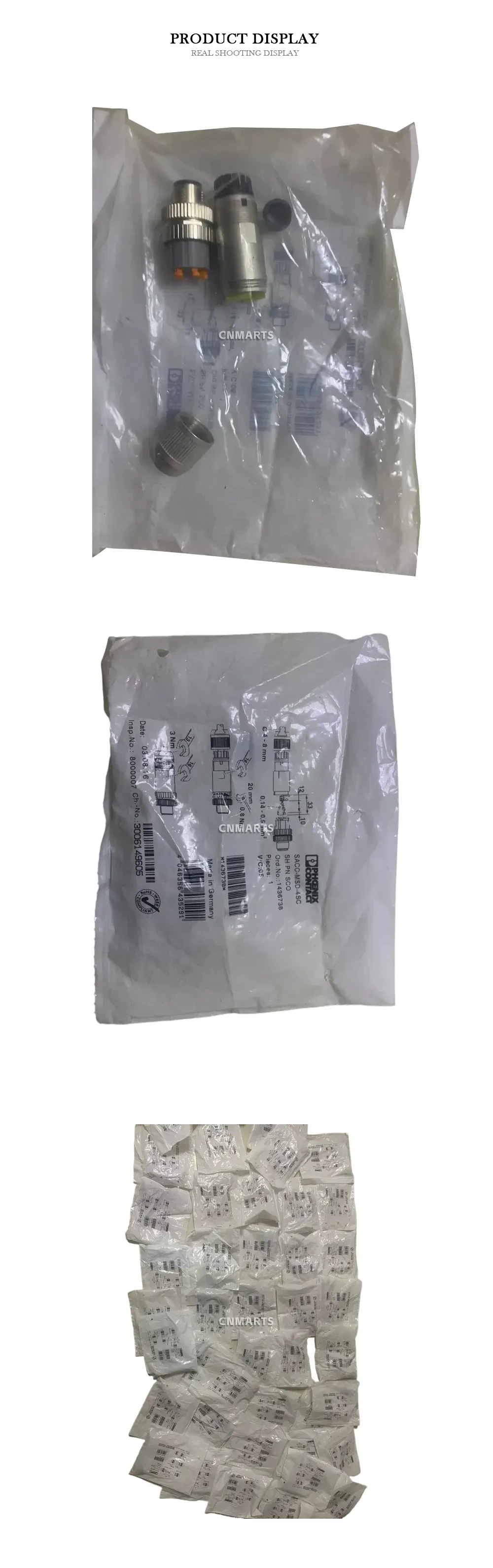 Phoenix Contact SACC-MSD-4SC SH PN SCO M12 Field Attachable Connector Description