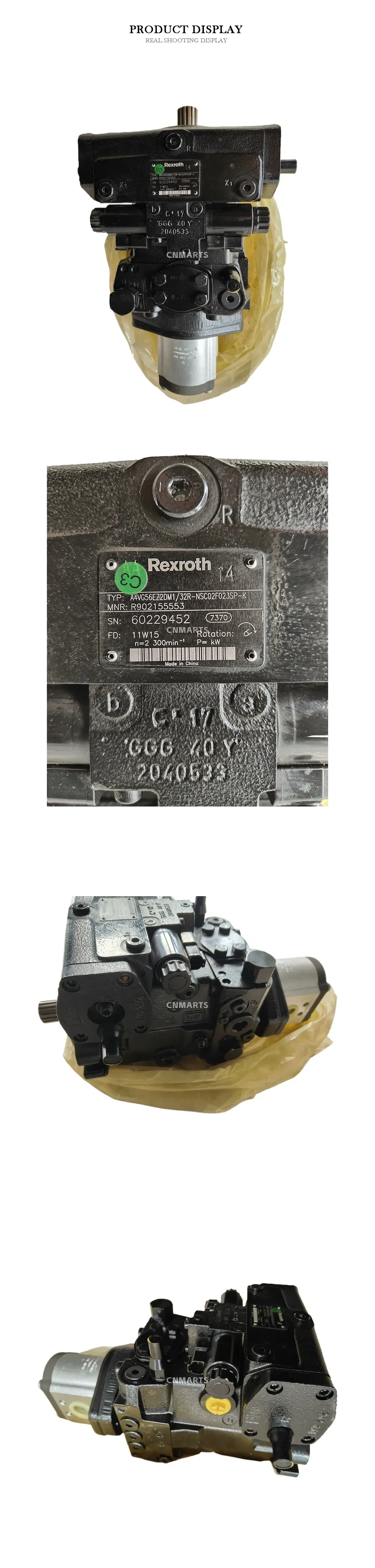 Rexroth A4VG56EZ2DM1/32R-NSC02F023SP-K Axial Piston Variable Pump Description