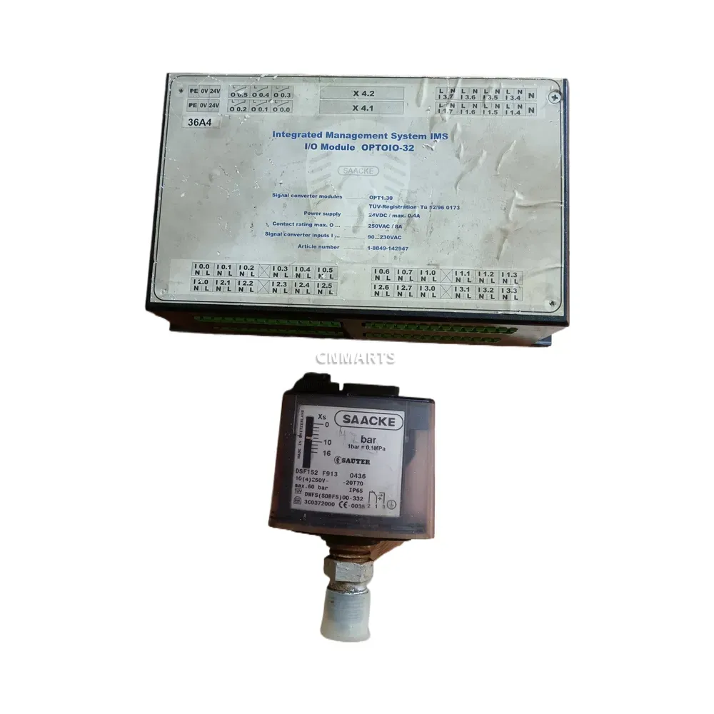 SAACKE OPTOIO-32, DSF152 F913 I-O Module and Pressure Switch-img1 SAACKE OPTOIO-32, DSF152 F913 I/O Module and Pressure Switch