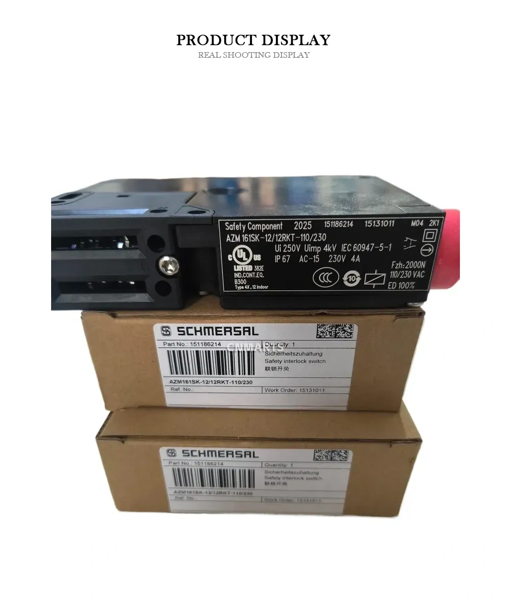 SCHMERSAL AZM 161SK-12/12RKT-110/230 Safety Interlock Switch Description