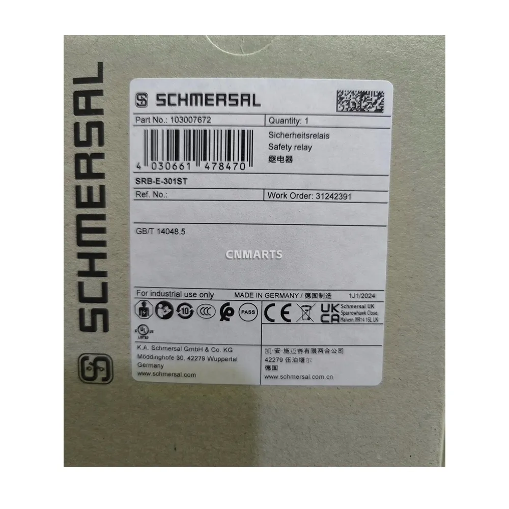 SCHMERSAL SRB-E-301ST Safety Relay-img1 SCHMERSAL SRB-E-301ST Safety Relay