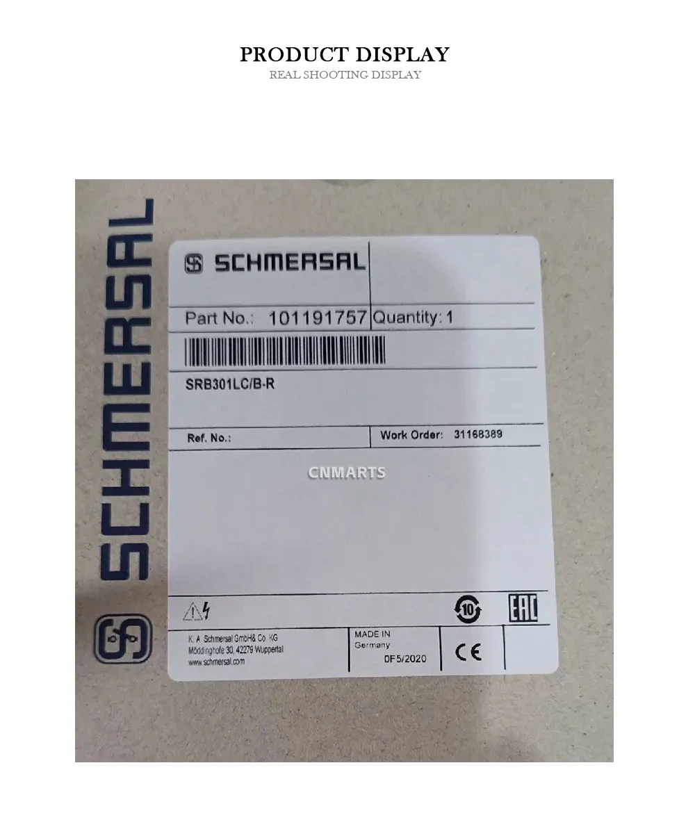 SCHMERSAL SRB301LC/B-R Safety Relay Description