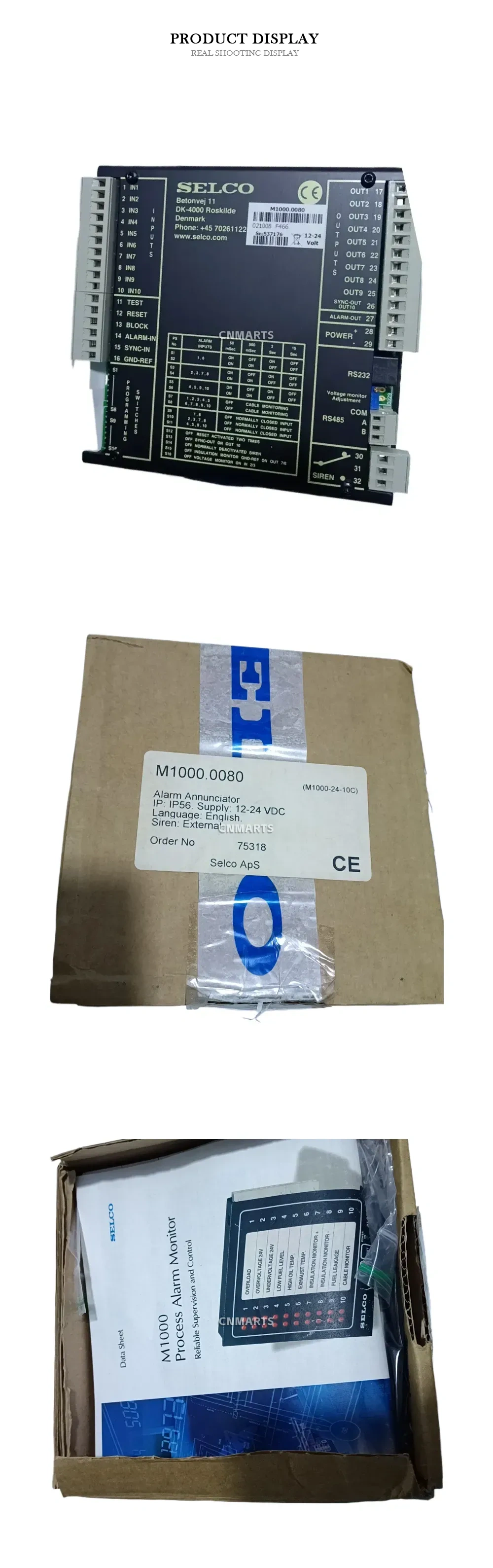 SELCO M1000.0080 Process Alarm Monitor Description