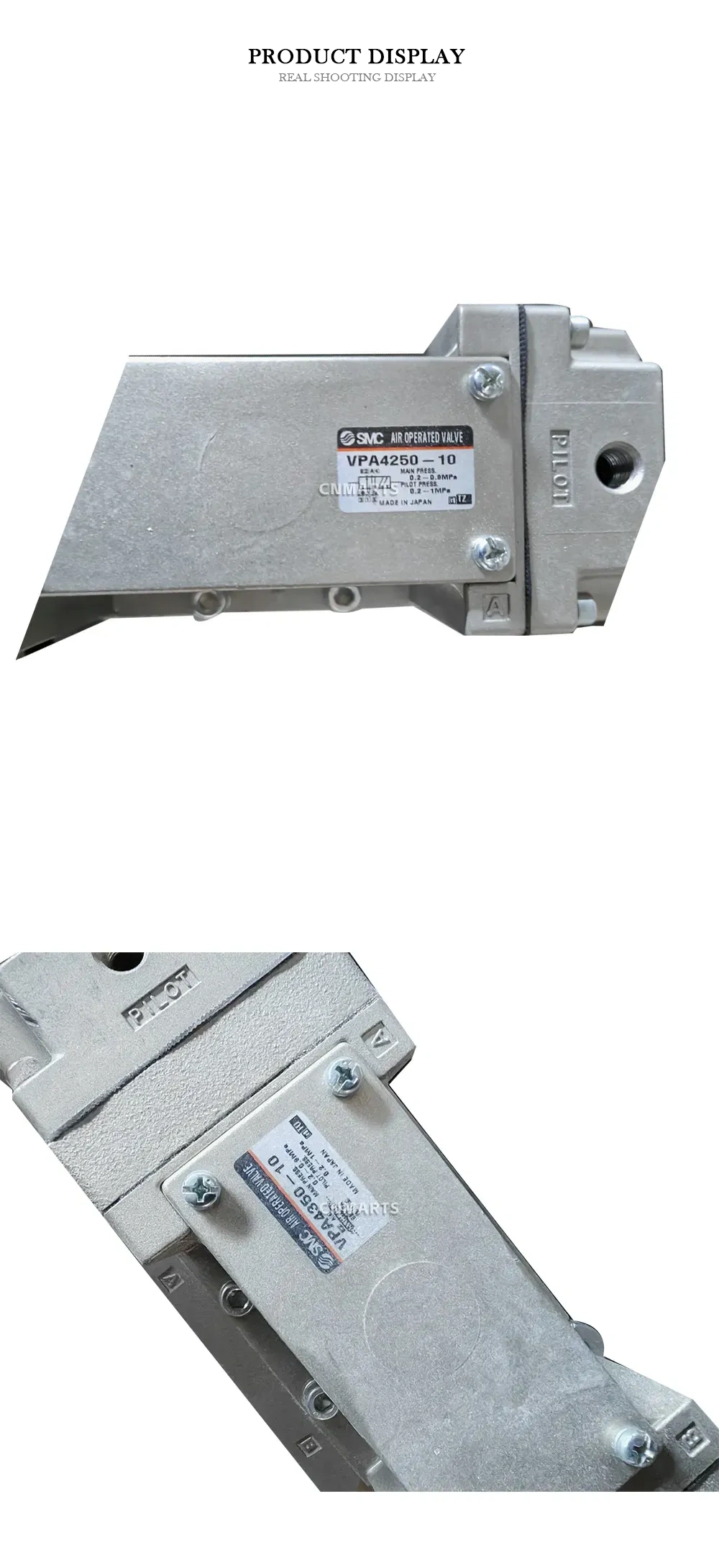 SMC VPA4250-10 Air Operated Valve Description