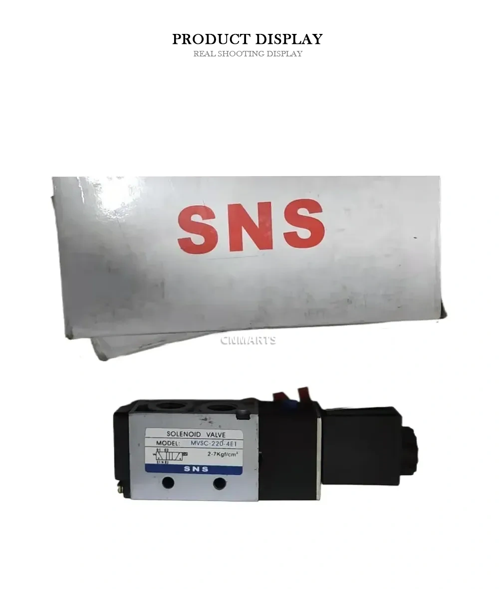 SNS MVSC-220-4E1 Solenoid Valve Description