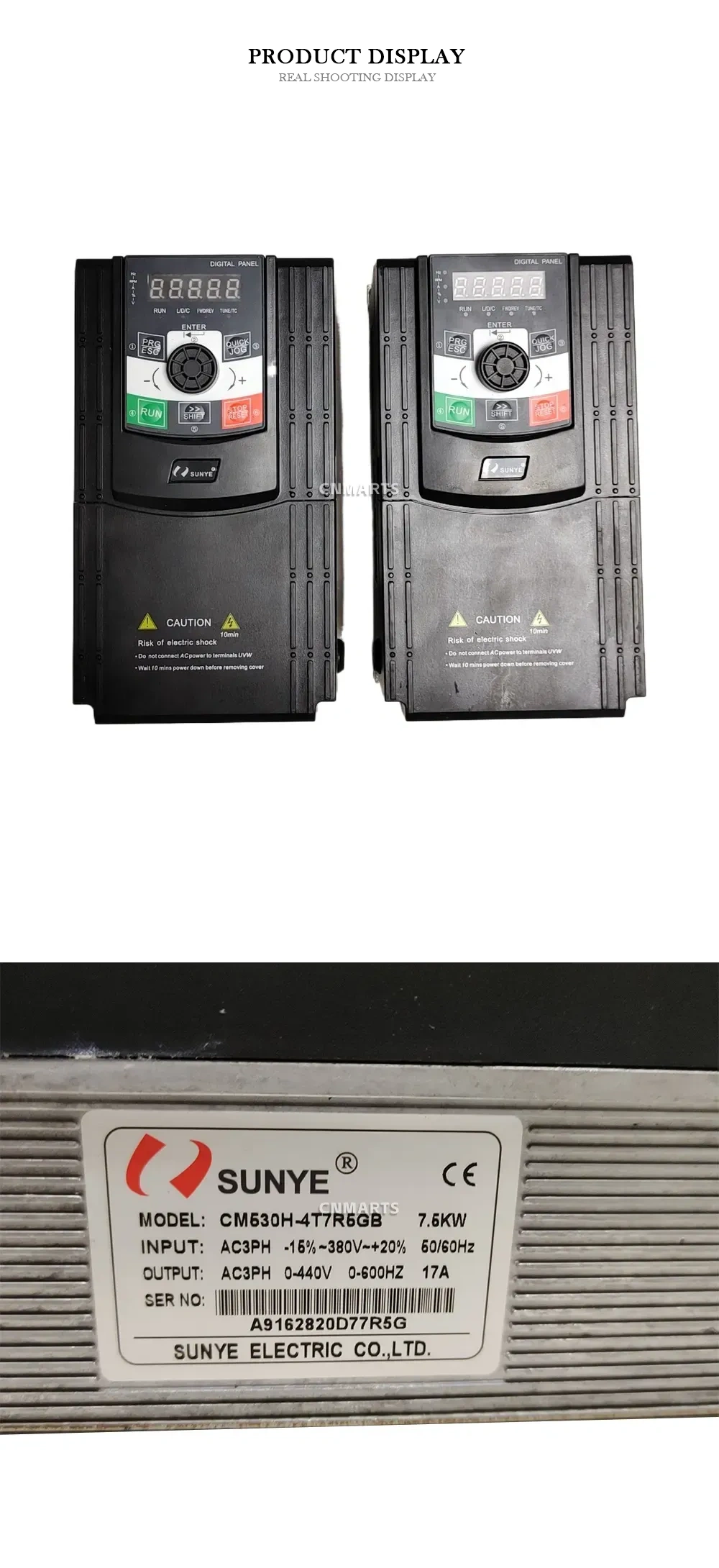 SUNYE CM630H-4T7R5GB Variable Frequency Drive Description