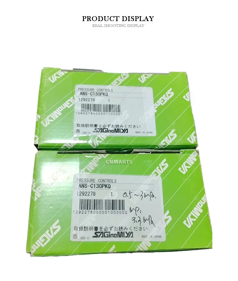 Saginomiya ANS-C130PKQ Pressure Control Switch Description