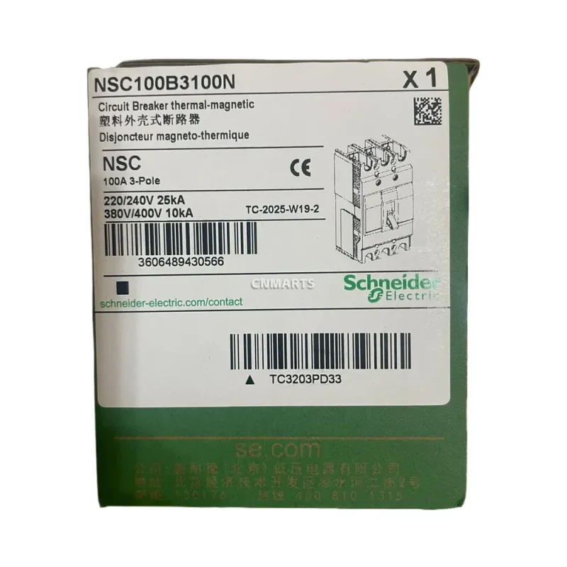Schneider Electric NSC100B3100N Molded Case Circuit Breaker