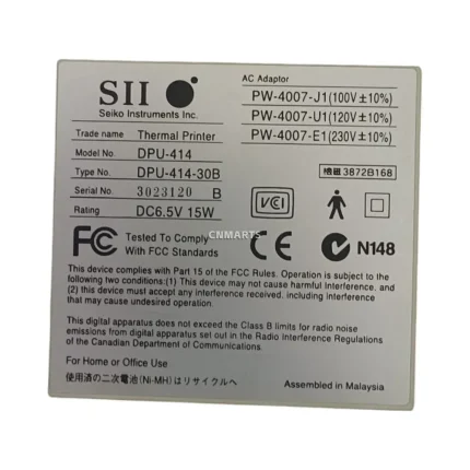 Seiko Instruments DPU-414 Thermal Printer