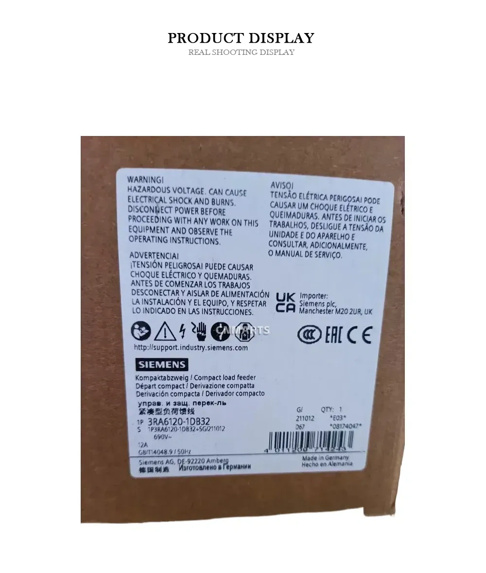 Siemens 3RA6120-1DB32 Compact load feeder Description