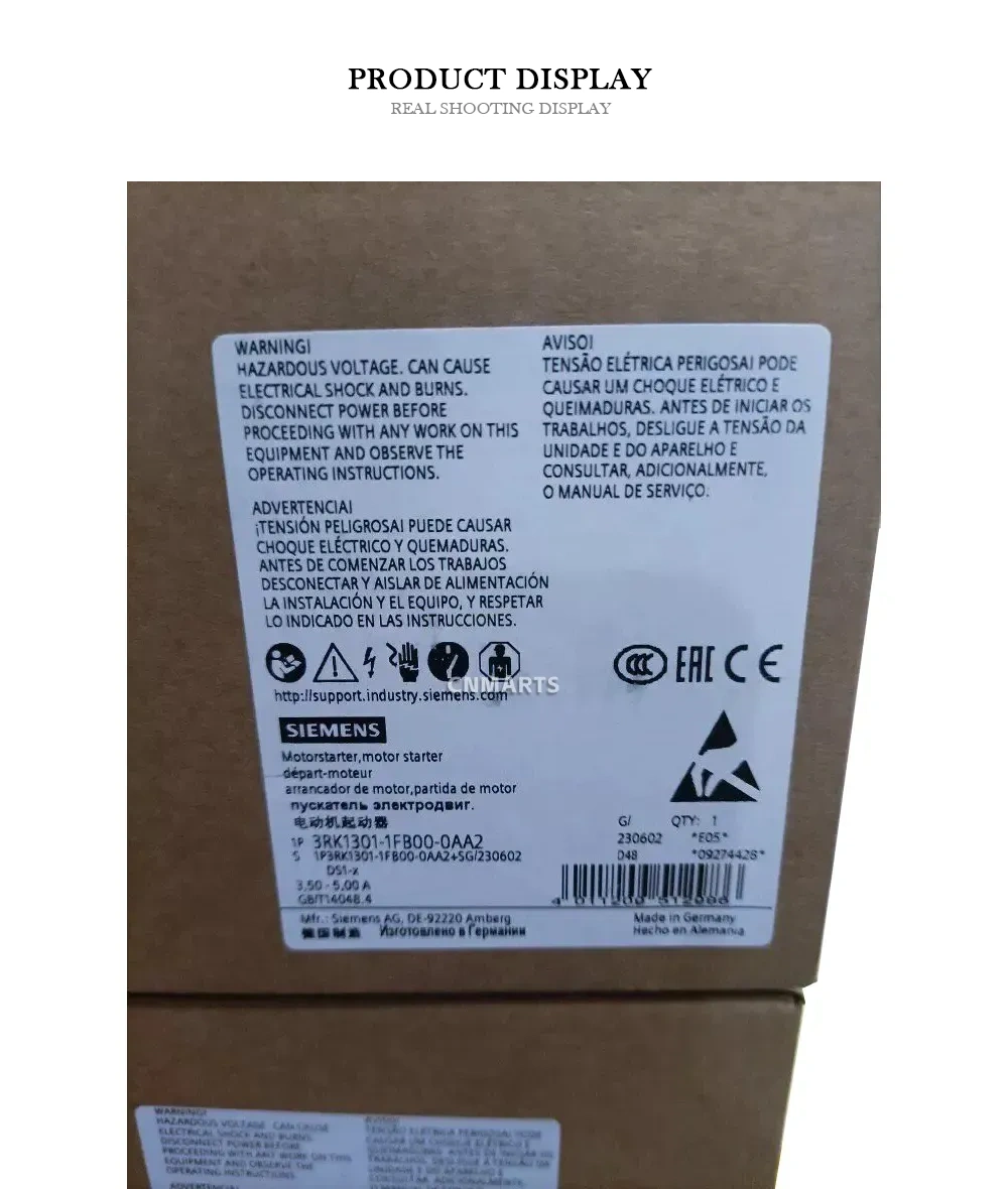 Siemens 3RK1301-1FB00-0AA2 Motor Starter Description