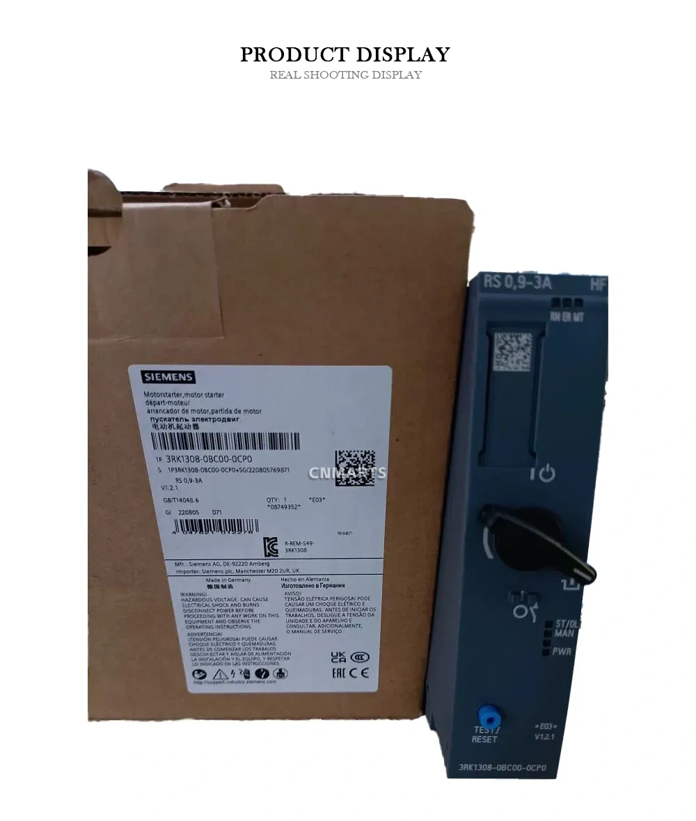 Siemens 3RK1308-0BC00-0CP0 Motor Starter Description