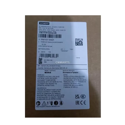 Siemens 3RM1007-3AA04 AC Semiconductor Motor Starter