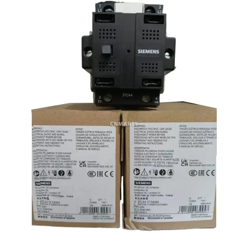 Siemens 3TC44 17-0AM4 DC Contactor