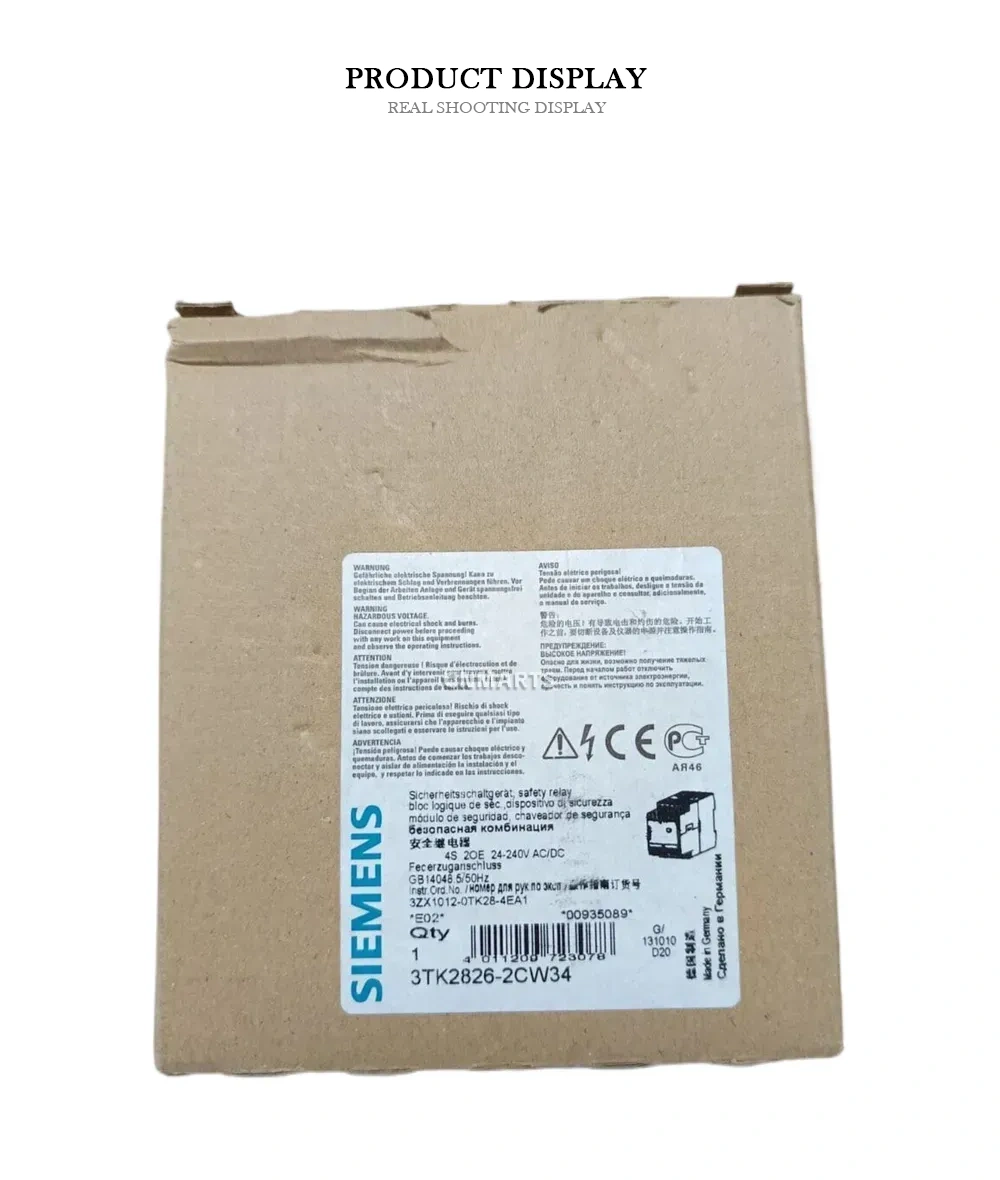 Siemens 3TK2826-2CW34 Safety Relay Description