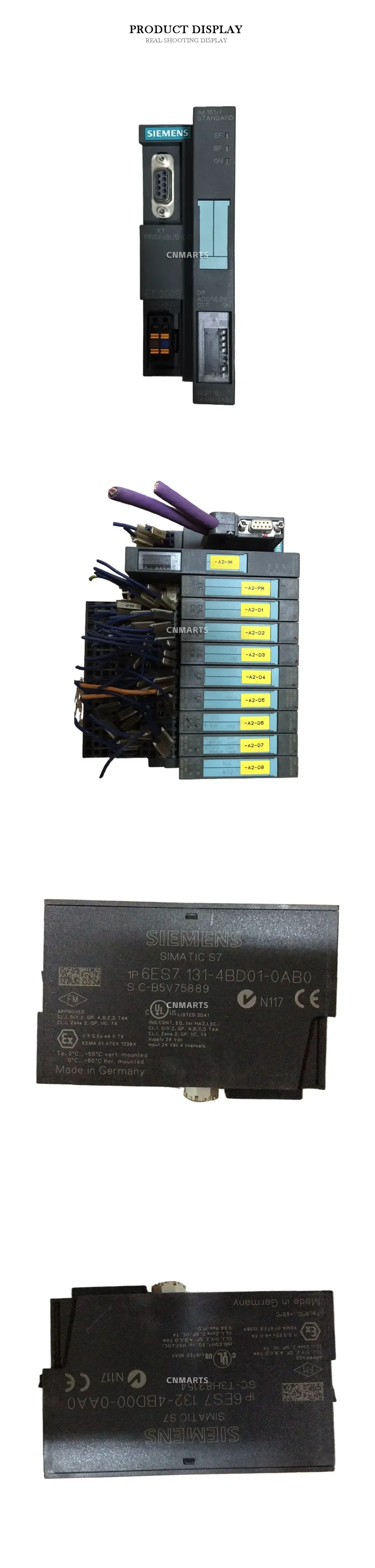 Siemens 6ES7 151-1AA05-0AB0 SIMATIC S7 ET 200S Interface Module and I/O Modules Description