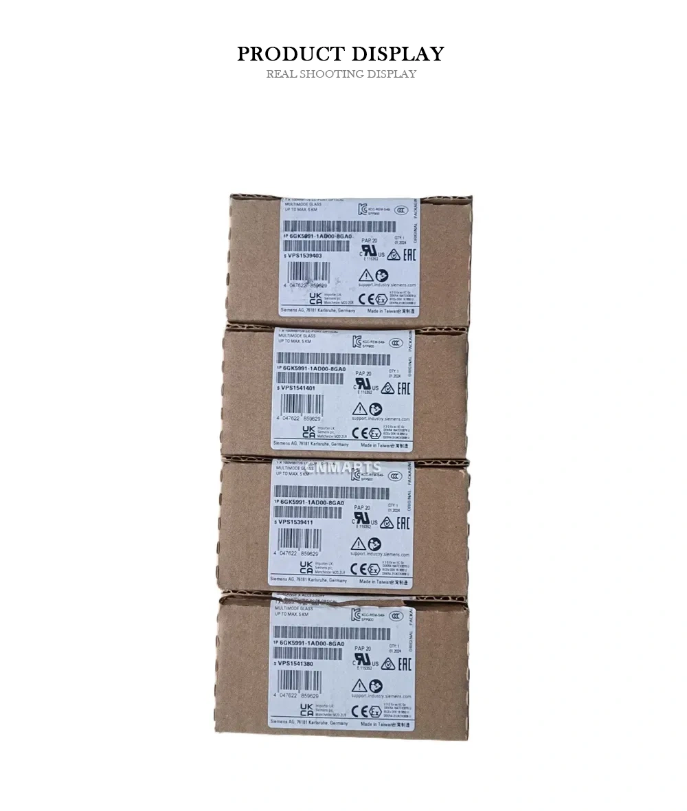 Siemens 6GK5991-1AD00-8GA0 Multimode Glass Fiber Optic Cable Description