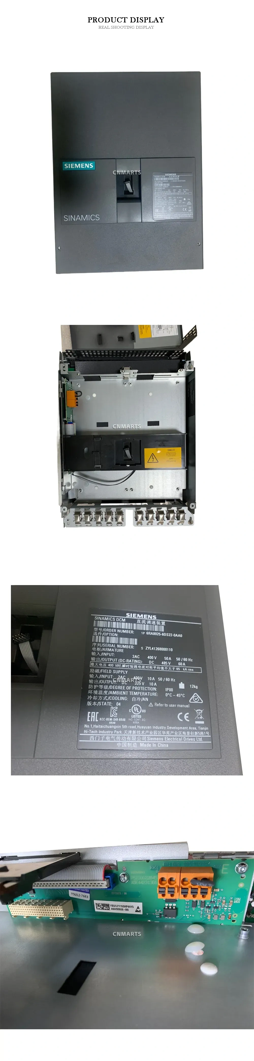 Siemens 6RA8025-6DS22-0AA0 DC Converter Description