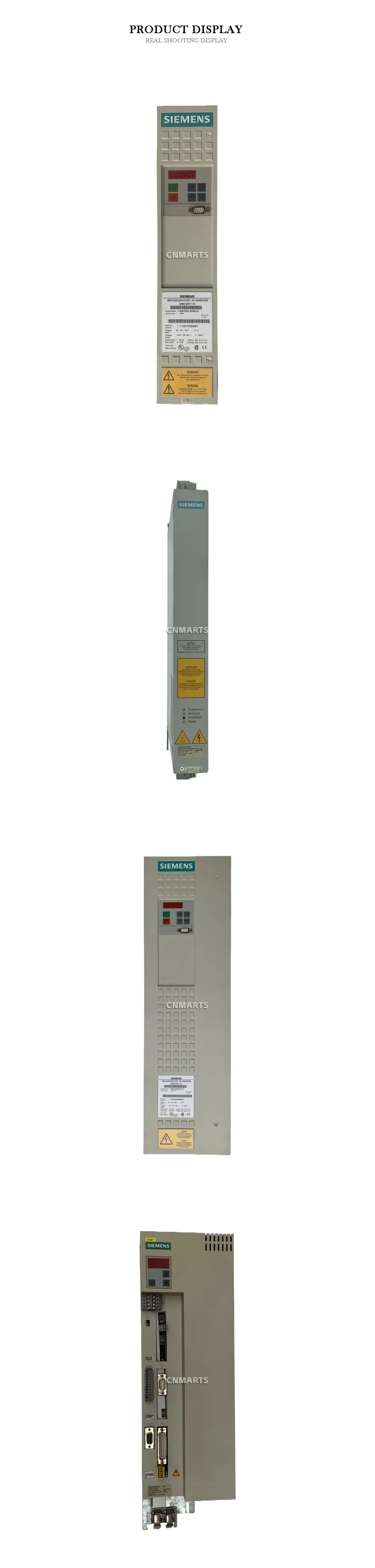 Siemens 6SE7021-0TA61-Z SIMOVERT VC DC Inverter Description