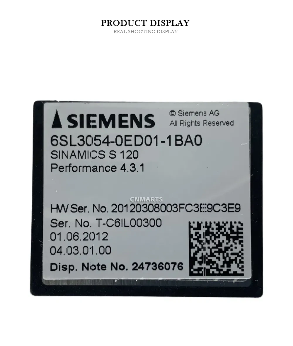 Siemens 6SL3054-0ED01-1BA0 CompactFlash Card Description