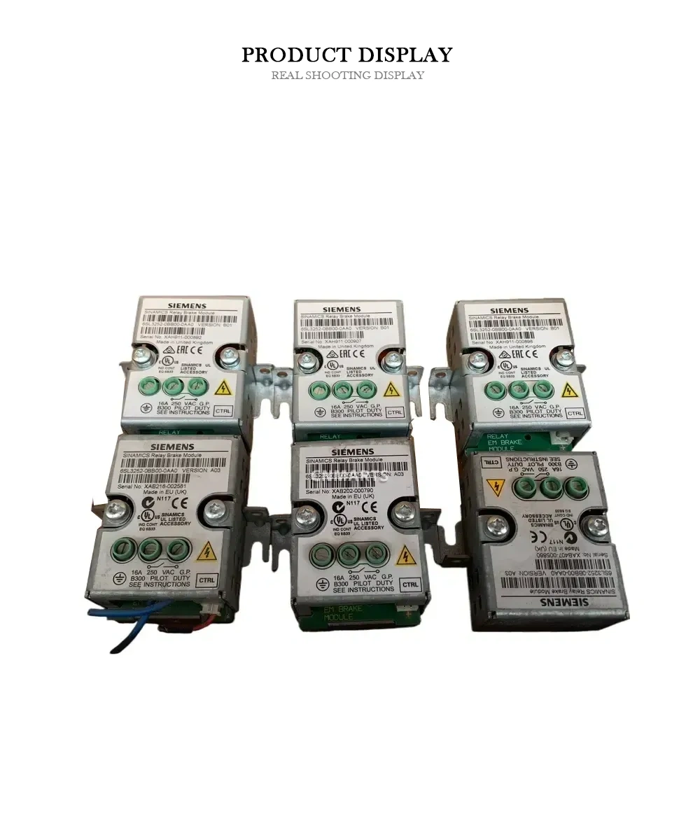 Siemens 6SL3252-0BB00-0AA0 SINAMICS Relay Brake Module Description