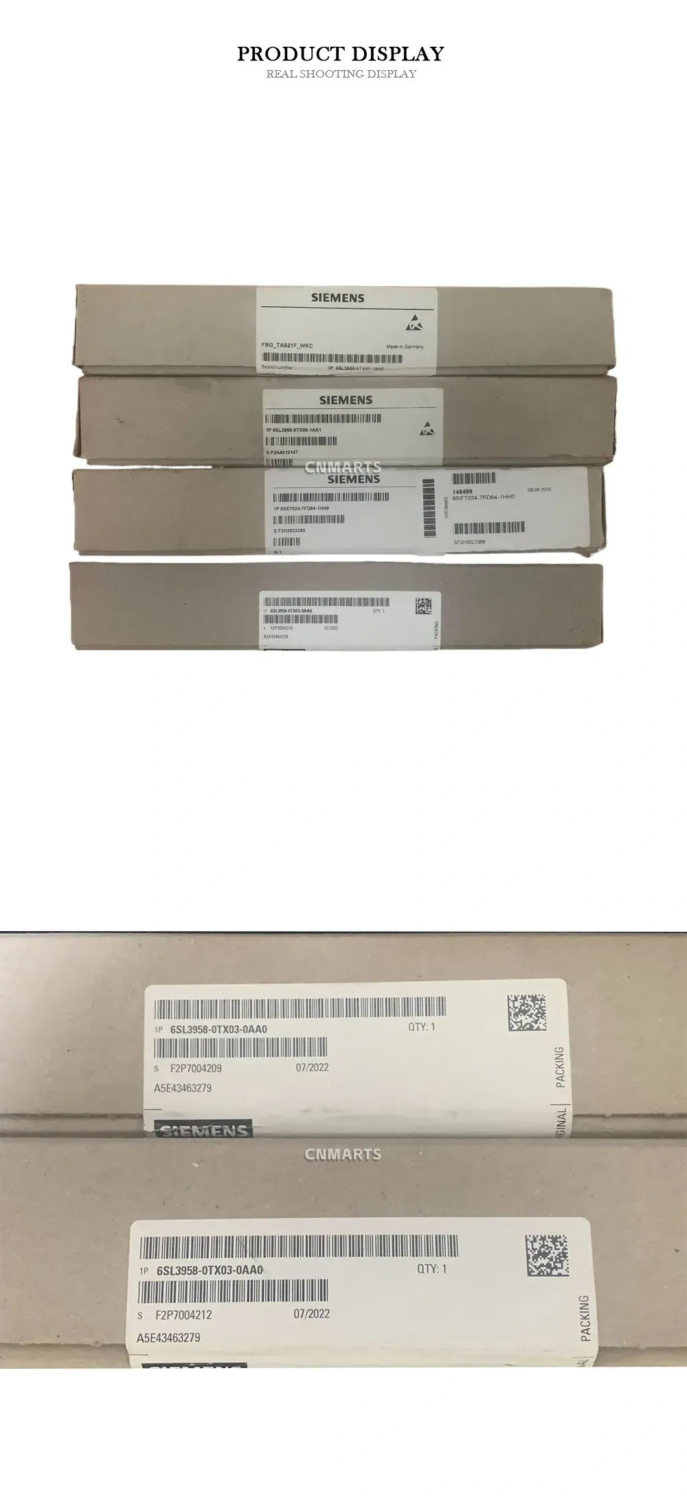Siemens 6SL3958-0TX03-0AA0 Terminal Module Description