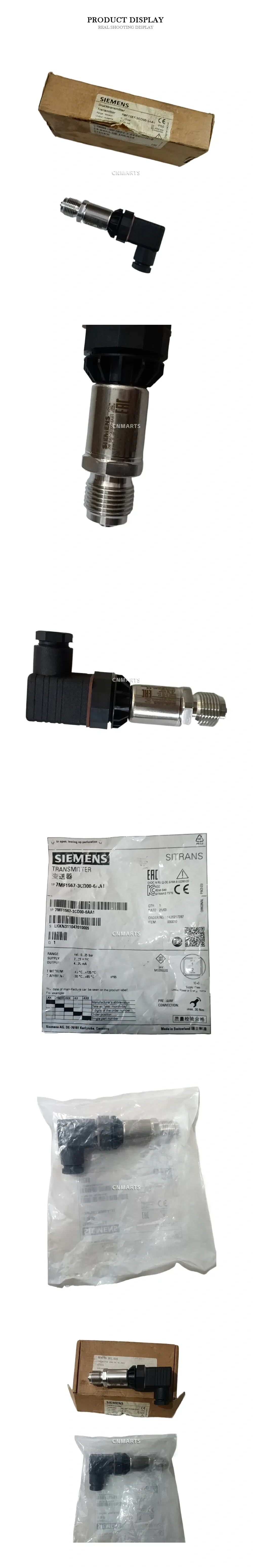 Siemens 7MF1567-3CD00-6AA1 Pressure Transmitter Description