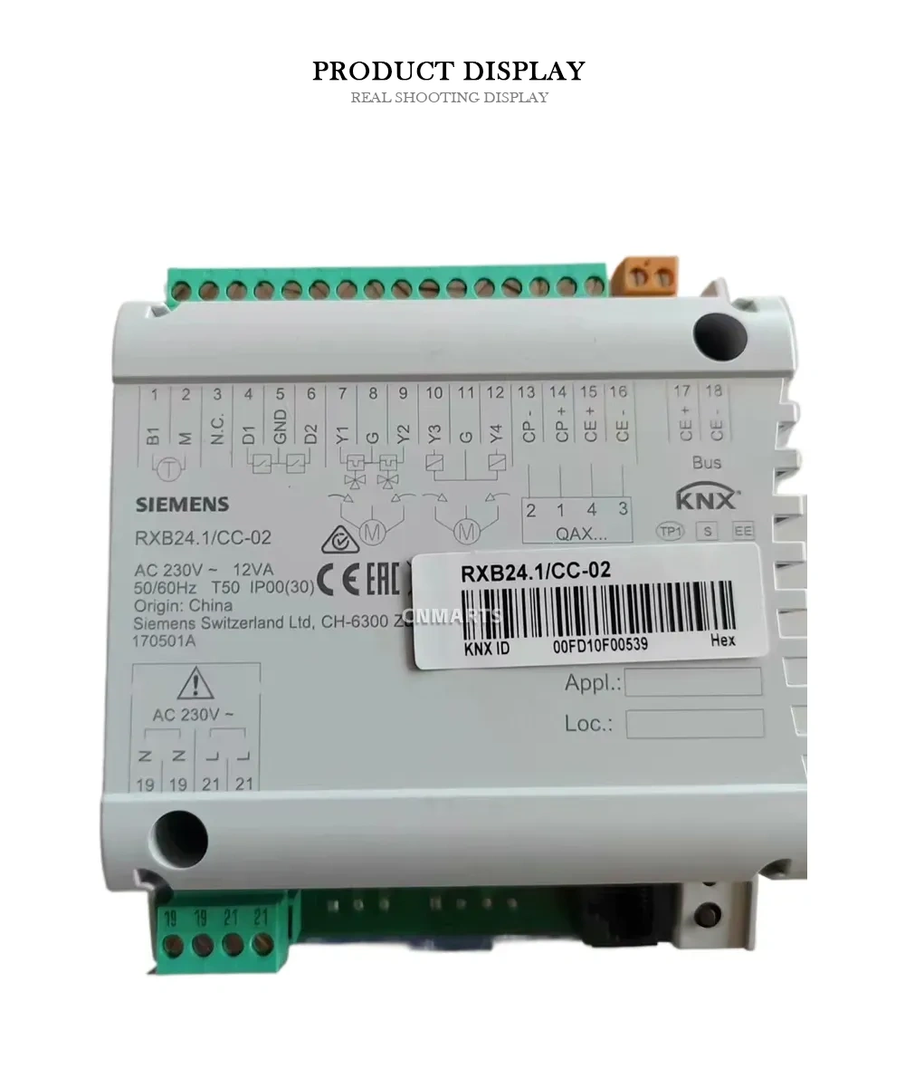 Siemens RXB24.1/CC-02 KNX Room Controller / Actuator Description