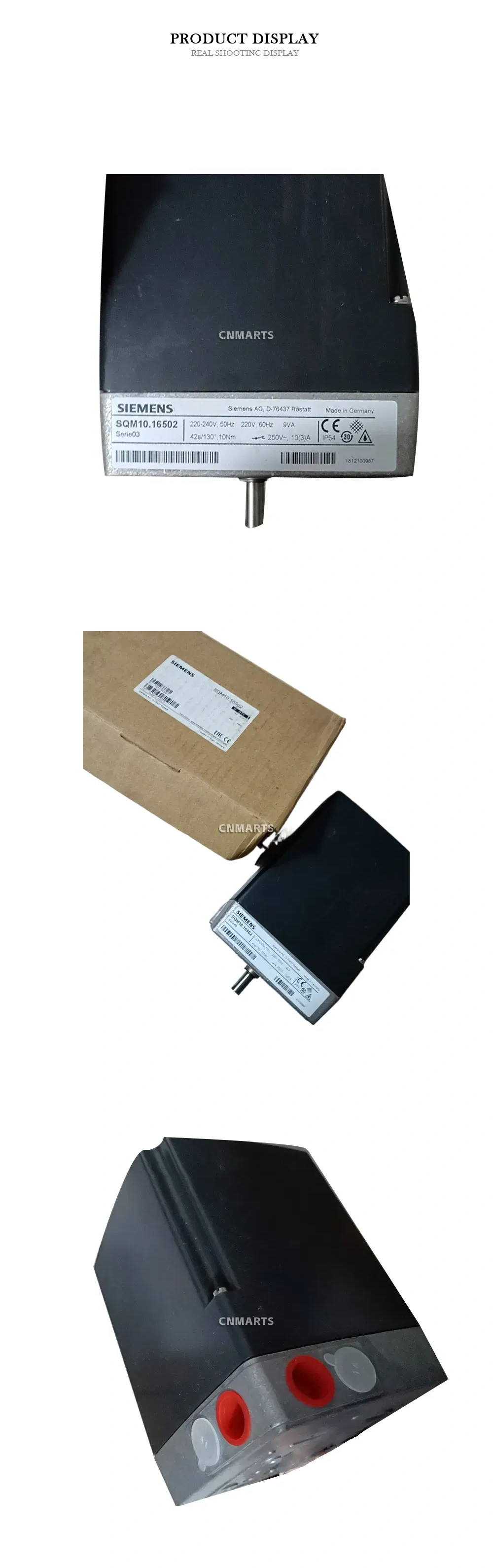 Siemens SQM10.16502 Synchronous Motor Actuator Description