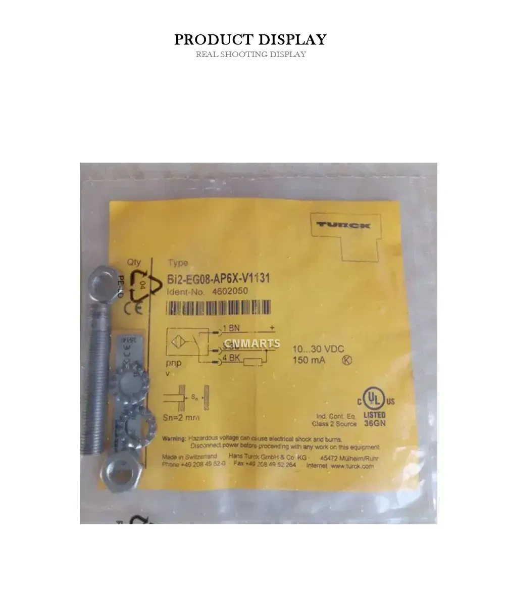 TURCK Bi2-EG08-AP6X-V1131 Inductive Proximity Sensor Description