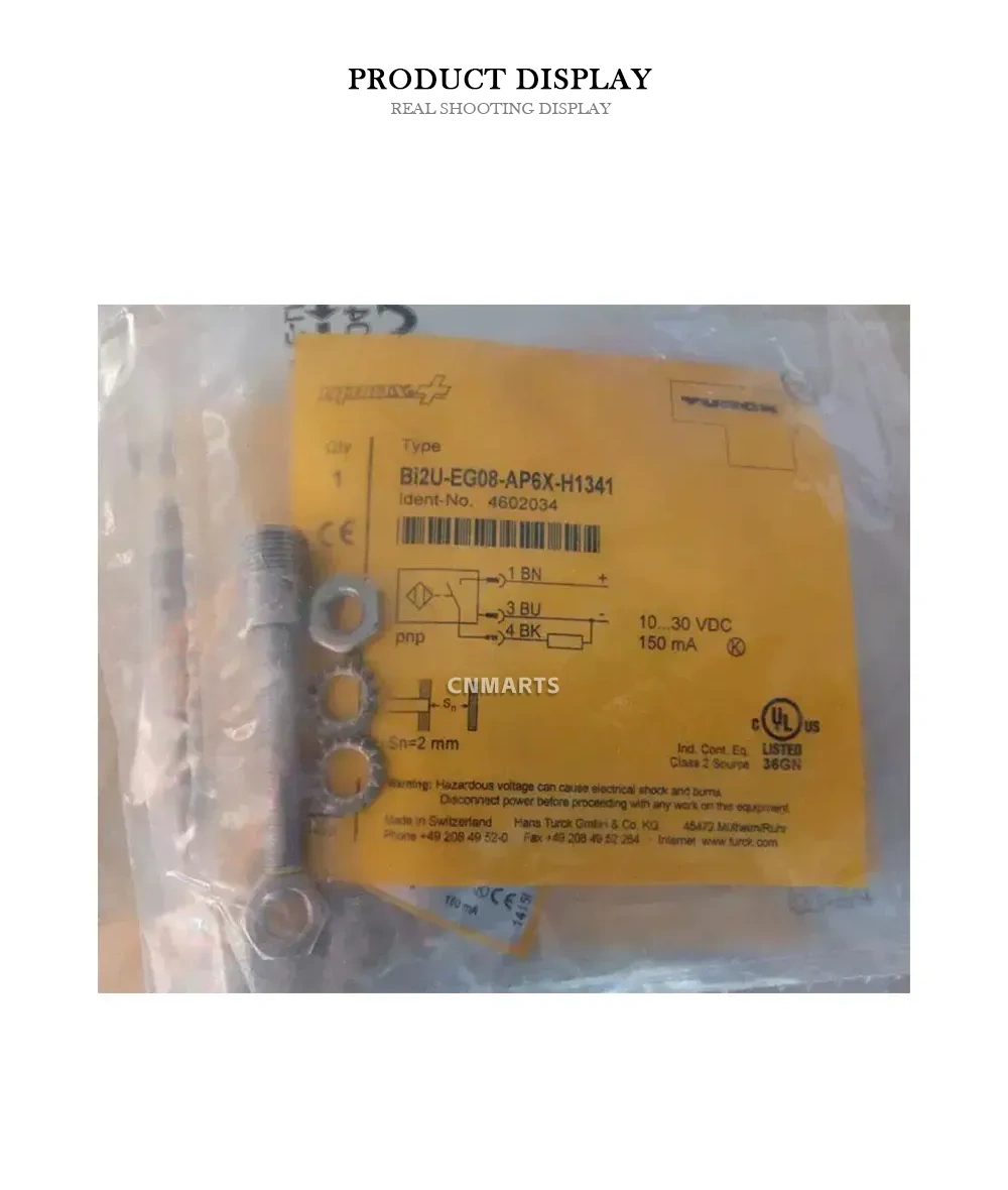 TURCK Bi2U-EG08-AP6X-H1341 Inductive Proximity Sensor Description