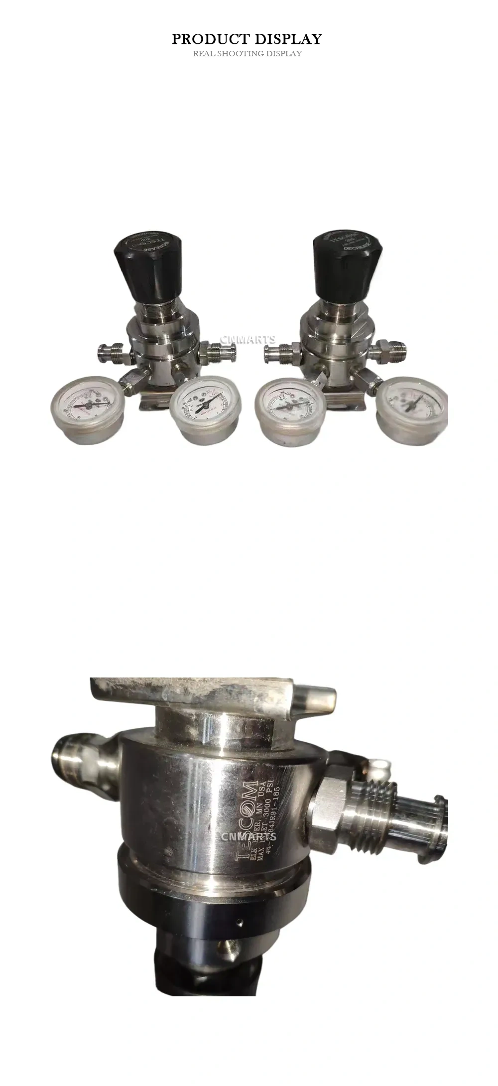 Tescom 44-3264D891-185 High Pressure Gas Regulator Description
