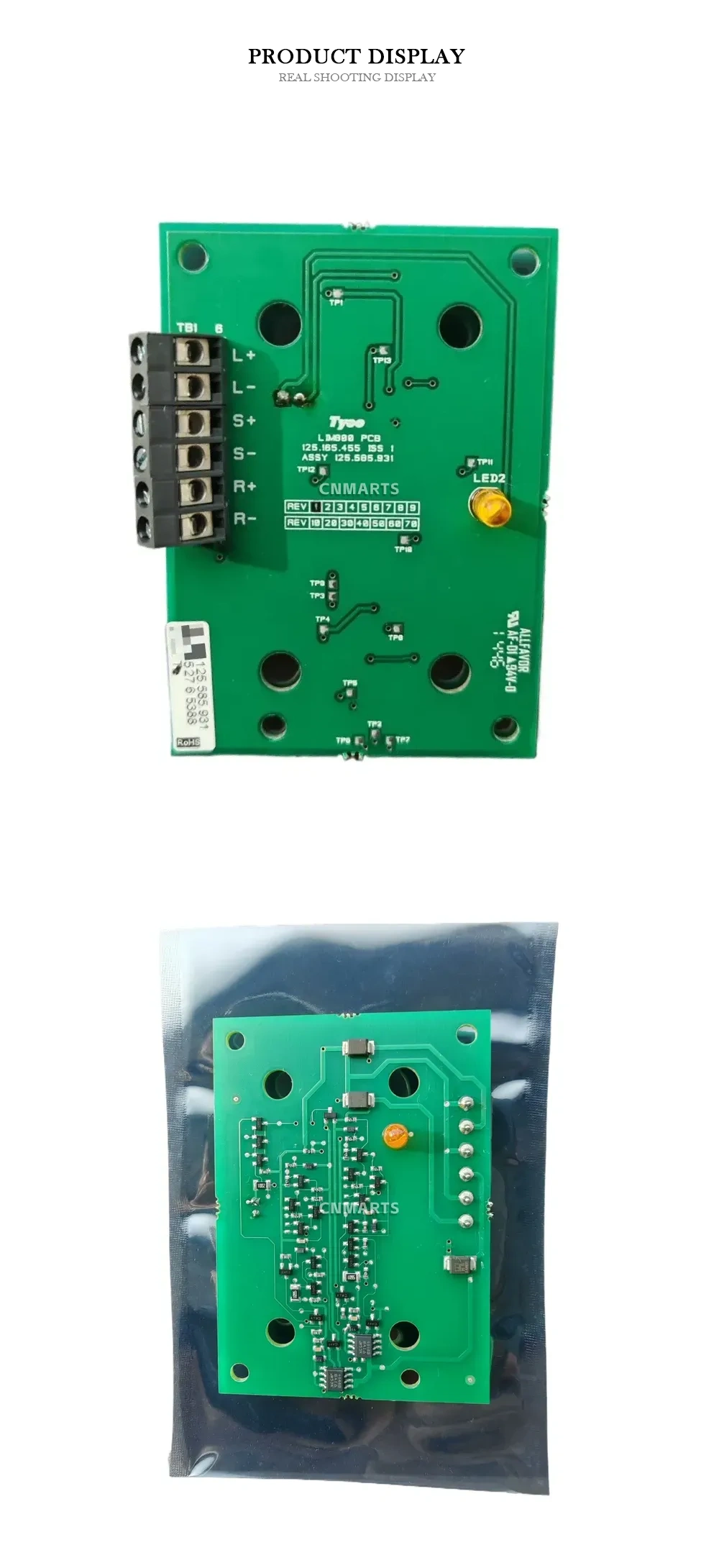 Tyco LM800 PCB Circuit Board Description