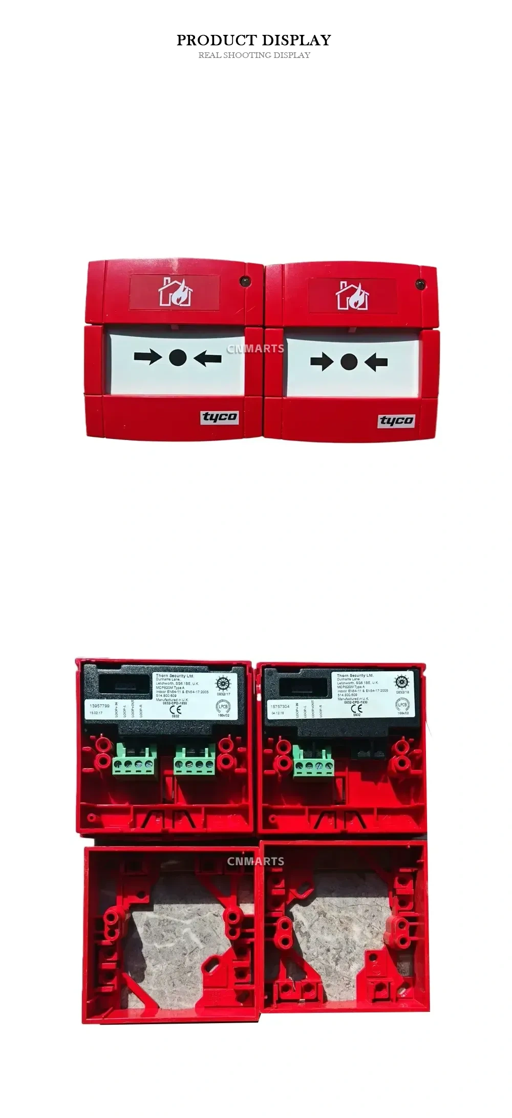 Tyco MCP820M Type A Manual Call Point Description