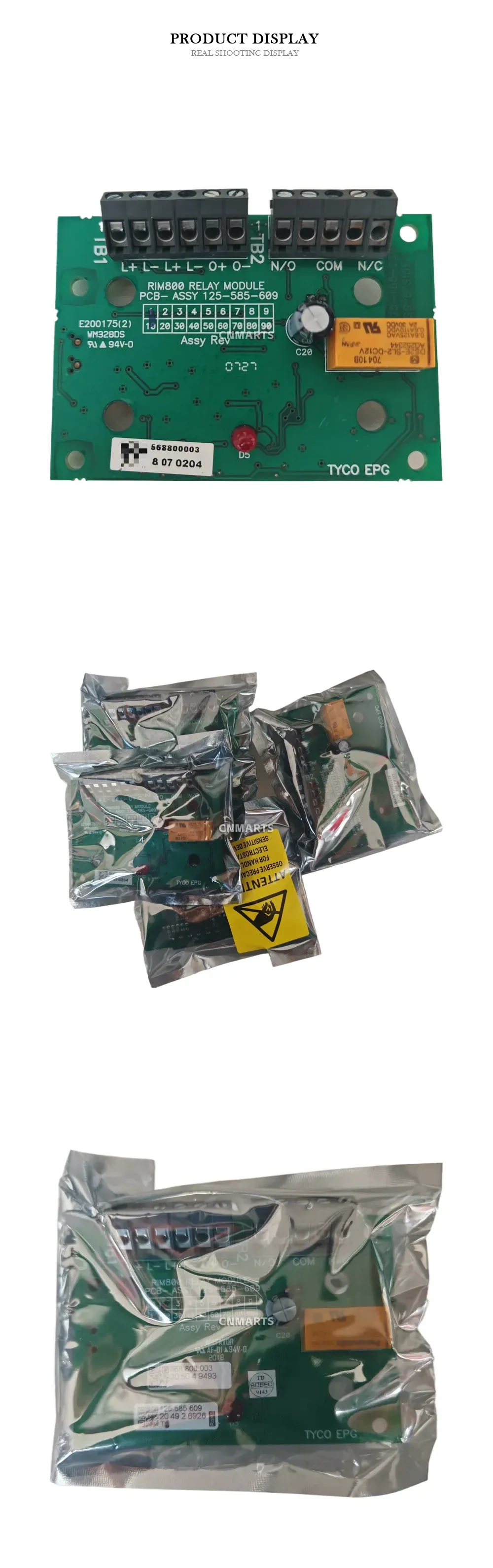 Tyco RIM800 Relay Module Description